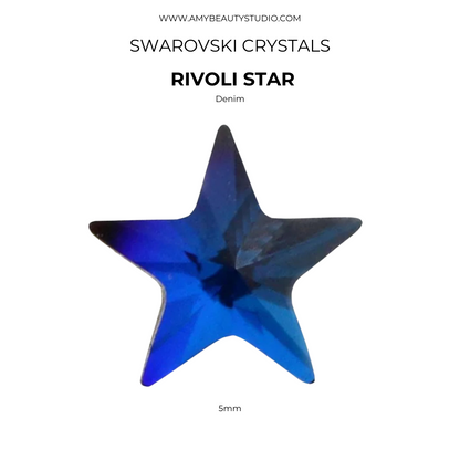 Pack 10 estrellas de punta SWAROVSKI® - Denim