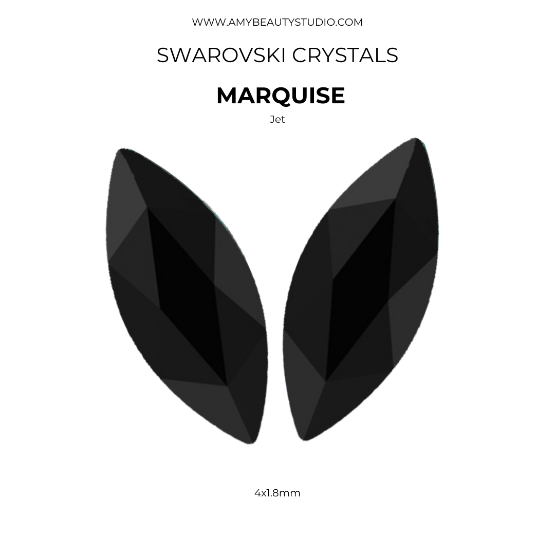 Pack 10 Marquise SWAROVSKI® - Jet