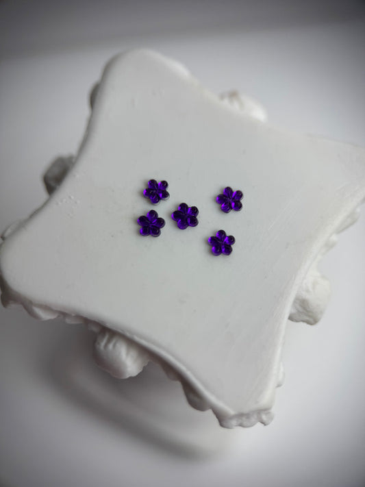 Violet Micro flower - 5 unidades