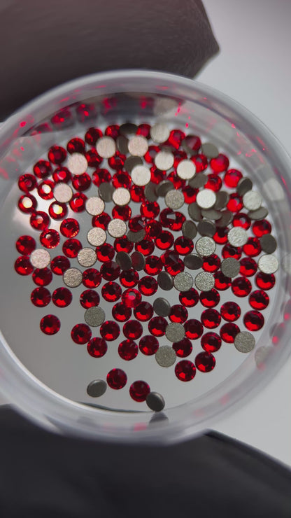 Cristales SWAROVSKI® 2058 redondos - Light siam