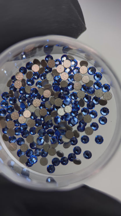 Cristales SWAROVSKI® 2058 redondos - Sapphire